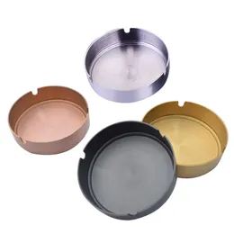 Gold Stainless Steel Ashtray for Cigarettes Outdoor Easy Clean Home Hotel Bar Decoration Creative Thickening Durable Ashtray