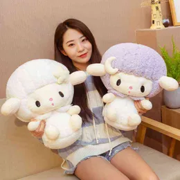 1Pc 3040Cm Super Soft Kawaii Sheep Meat Animals Fantasy Gemini Angel Cotton Sheep Plush Toys Home Sofa Cushion Baby Sussen Doll J220729