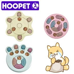 Hoopet Pet Dog Toys Interactive Feeding Training Feeder för små mediumvalpförsörjningar Y200917