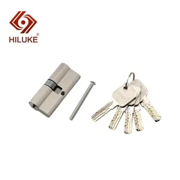 HILUKE 70mm New desigh European standard lock cylinder security door copper alloy lock core hardware E70.5C 201013