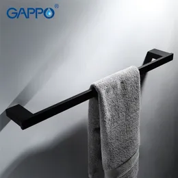 GAPPO Towel Bars stainless steel bath hardware accessories bathroom towel holder hanger rod wall mounted rack porte serviette T200915