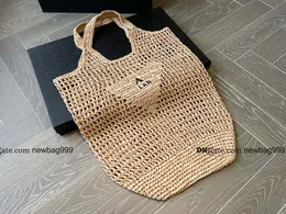 2022 célèbre marque sac à bandoulière créateur de luxe mode tissé Raffi Shopping broderie sacs à main à la main paille Shopper fourre-tout