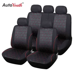 Autoyouth Soccer Ball Style Car Seat Covers 세트 푸조 307 골프 4 메르세타 Toyota H220428에 대한 대부분의 인테리어 액세서리