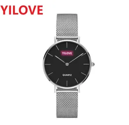 Mode Luxus Damen kleine Uhren 32 mm Top-Marke kleine Designer-Armbanduhren Edelstahl Mesh-Armband Quarzuhr Weihnachten Valentinstag Muttertagsgeschenk