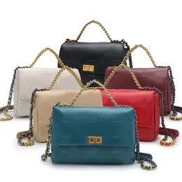 5A borsa multicolor catena da donna designer cuore onda oro tracolla messenger borsa in pelle borse da donna moda