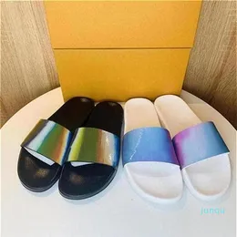 2022-Designer Flip Flops Erkekler Kadın Yaz Sandalet Plaj Slayt Terlik Bayanlar Sandali Firmati Donna Ayakkabı Klasik Lazer