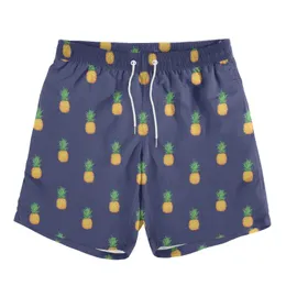 Men's Shorts Novelty Beach Colorful Pineapple Printed Surffing Funny Elastic Drawstring Pants Swim Trunks For MenMen's