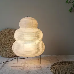 Lampy stołowe noguchi papierowe lampa cisza wiatr japoński wystrój domu do salonu sypialnia jadalnia