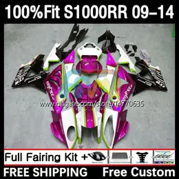 OEM Fairings Kit for BMW S 1000RR 1000 RR S1000-RR 09-14 2DH.61 S-1000RR S1000 RR 2009 2010 2011 2013 2013 S1000RR 09 10 11 12 13 14 Injection Mould Body Rose Black