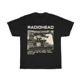 Radiohead T Shirt Men Fashion Summer Cotton Tshirts Kids Hip Hop Tops Arctic Monkeys Tees Women Tops Rock Boy Camisetas Hombre 220607