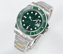 ZP Relógios masculinos à prova d'água 904L Aço Automático 2836 Relógio Fábrica V10 cerâmica verde 116610LN Dive Men Eta Swiss Sub 116610LV
