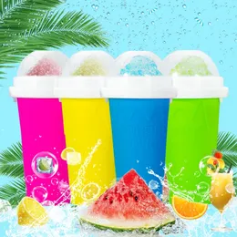 Schnellgefrorene Smoothies Tasse Getränke hausgemachter Milchshake-Flasche Slush und Shake Maker Schnellkühlungstasse Eis Slushy für Luft