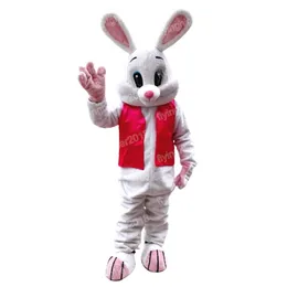 Costume della mascotte del coniglio di Hallowee Cartoon Personaggio a tema anime Carnevale Abito unisex per adulti Vestito da festa di fantasia di Natale