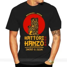 Hatori Hanzo Black White Gray Men's Tops Tops Tee Tshirt Third T-Shirt Men Cotton Brand Teeshirt 220504