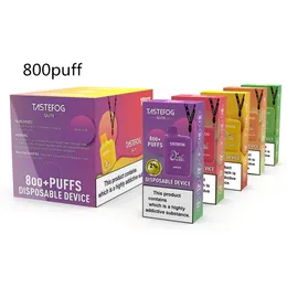 最高品質の使い捨てベイプペン0％2％4ML 800PUFF Electroic Tigablette Wholesale価格