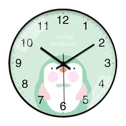 Wall Clocks Kids Clock Silent Non-Ticking Nordic Decorative Arabic Numeral Easy To Read For Children Room NurseryWall