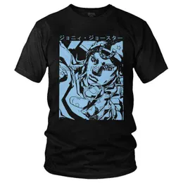 JoJo Bizarre Adventure Joseph Joestar T Shirt Men's 100% bawełniana koszulka z nadrukiem śmieszna koszulka z krótkim rękawem manga Tops G220512