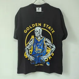 Warren T-shirt Golden State Printed Tee Mens Lotas Tee Summer Womens T-Shirts Loose Tees Men Casual Shirt Black Top Tee S-XL