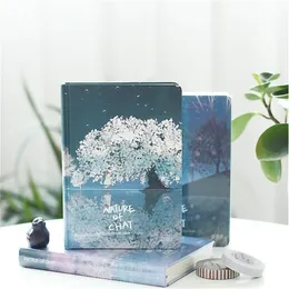 „Nature Chat” Hard Cover Journal Diary Blank Art Papers Notebook School Study Planner Notepad Prezent Prezent T200727