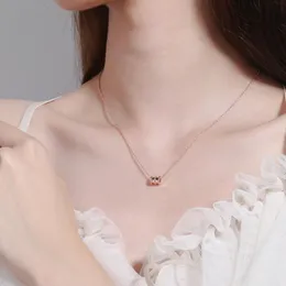 Anhänger Halsketten Utimtree Einfache Geometrische Anhänger Für Frauen Silber Rose Gold Kette Halskette Minimalistischen Choker Glück Schmuck Anhänger