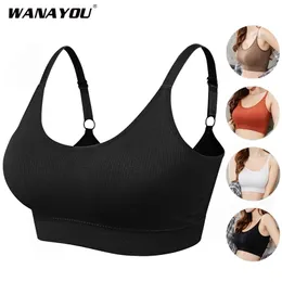 Komfortable Nahtlose Sport-Bh Frauen Fitness Top Yoga Bh Für Cup AD Laufen Yoga Gym Crop Top Frauen Push-Up sport-Bh Top T200601