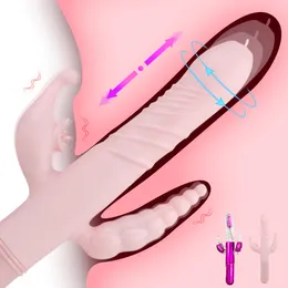 Swing teleskopik mastürbasyon vibratör g spot klitoris stimülatör penis anal dildo vibratör kadınlar için seksi oyuncaklar yetişkin 18 çift
