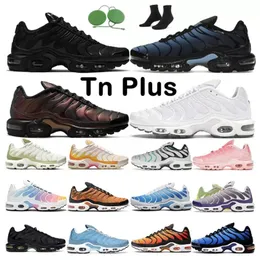 TN Plus Running Shoes Men Women Terrascape Mesh Laser Triple White Black Black Deep Royal Green Green Tns Outdoor Sports Sneakers Walking Grouging Heaking