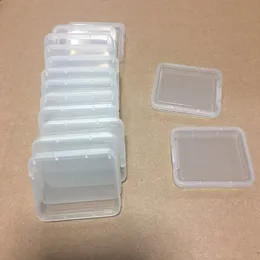 CF小さな白いパッケージボックス透明なプラスチックストレージフィッシュフックレンズフィルム透明PPパッキングパッケージボックスを在庫に