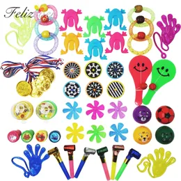 50 PCs Pinata Filler Toys Carnival Prêmios para meninos e meninas Favory Favor Toys for Kids Birthday Treasure Box Bex Treat Gream 220527