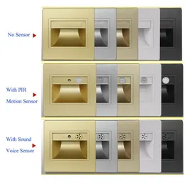 Lampa ścienna nocna światło 1.5 W Inteligentna schodowa detektor ruchu detektor głosowy czujnik dźwięku LED LED Light