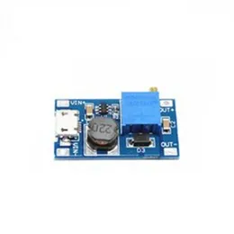 Integrated Circuits MT3608 DC-DC Adjustable 2A Boost Plate Step Up Module with MICRO USB 2V - 24V to 5V 9V 12V 28V LM2577