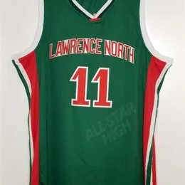 Maglia da basket Sjzl98 # 11 Mike Conley Jr. High School Lawrence North Maglia da ricamo a doppia cucitura da uomo Personalizza qualsiasi nome e numero