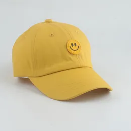 Çocuk Beyzbol Kapağı Kızlar İçin Boy Şapkaları Yaz Güneş Koruyucu Bebek Şapka Sıradan Hip Hop Gülümseme Karikatür Çocuk Kapakları 1-6y