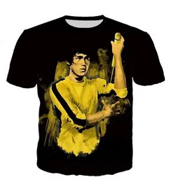 2022 Bruce Lee 3D T-shirt mężczyzn Kobiety Summer Fashion Casual T-shirts harajuku w stylu streetwearu wierzchołki tee Tops