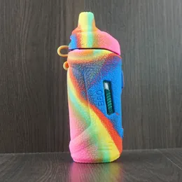 GeekVape B60 Aegis Boost 2 POD MOD KITケーステクスチャケースaegisブースト2保護シリコンレザーラバースリーブカバーカラフルなシリコンシールドラップ