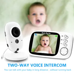 Baby Monitors VB603 2.4G Wireless Video Baby Monitor med 3,2 tum LCD 2 -vägs Audio Talk Night Vision Surveillance Security Camera barnvakt