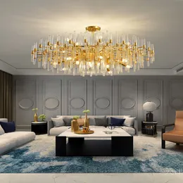 Runde Lampe Luxus Wohnzimmer Kristall Einfache Postmoderne Nordic Esszimmer Kronleuchter