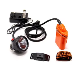 Waterproof KL7LM 7800mAh LED Headlamp Miner Lamp Rechargeable Explosion Proof Mining Light