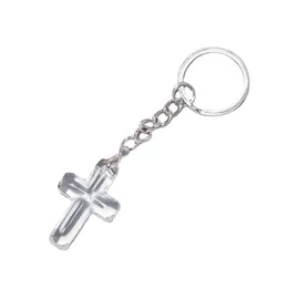 Crystal Cross Key Chain KeyChain Travel tema Bröllopsgåva Party Favor Keyring