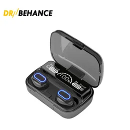 M1 TWS Bluetooth 5.1 Wireless Headphones Touch Three Digital Display In-Ear Pods Sports Bluetooth Headset For IPhone 13 Samsung
