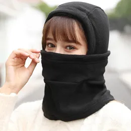 Cycling Caps & Masks Fleece Hood Mask Motorcycle Face Protection Thermal Head Cover Balaclava For Men Women Warm Equipment