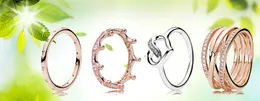 Nowy popularny 925 Sterling Srebrny Wysokiej jakości oferta specjalna Pierścień Moda Klasyczny Cuubic Cyrronia Finger Pandora Ladies Wedding zaręczynowy biżuteria