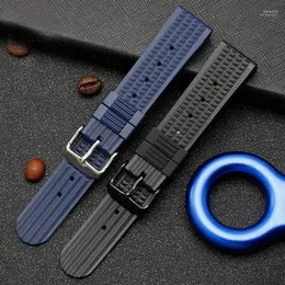 Cinturini per orologi cinturino in caucciù all'ingrosso 20mm 22mm cinturino per cinturino subacqueo SRP777J1 blu previene la polvere Hele22
