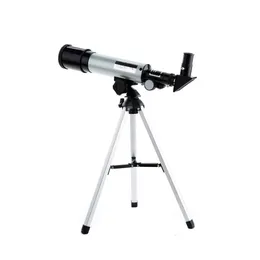 新しい36050ポータブル三脚付き天文学望遠鏡単眼ズーム望遠鏡スポッティングムーンスターズバードの範囲
