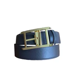 Belts Nuleez Belt Men Top Gunuine Cow Skin Classical Pin Buckle Golden Or Silver Coffee Cross Pattern ReversibleBelts BeltsBelts