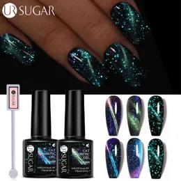 NXY Nail Gel Luminous Cat Magnetic Polish Set with Magnet Stick Glitter Varnish Soak Off Uv Led Lacquers 0328