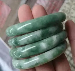 Yeşim yeşil değerli taş vintage bilezikler bileklik cazibesi saf doğal yeşim bilezik düğün hediyesi kadınlar için