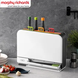 Morphy Richards Kitchen Knife Sterilizer MR1000 MR1001 UV Hoppning Brädor Knivar Set Desinfektionsmaskin för hemmet