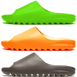 Projektant slajdów sandały buty rozmiar 14 13 Granit Azure Onyx Ocher Sand Glow Zielony łupek morski czysty sadza z piaskiem pomarańczowy Rdzeń Rdzeń Ziemi