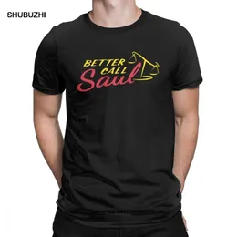 Better Call Saul T Shirt for Men 100 Percent Cotton Novelty Tshirt Goodman Drama Legal Tv Series Wholesale 220506